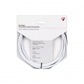Bontrager Comp Fahrrad Bremszug/Zughüllen-Set 5mm weiß 