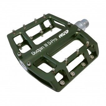 NC-17 Sudpin III S-Pro CNC Fahrrad Plattform Pedal dunkelgrün 