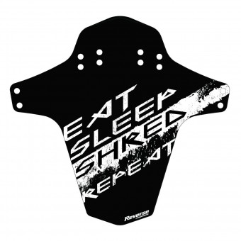 Reverse Eat, Sleep, Shred, Repeat Mudfender Schutzblech schwarz/weiß 