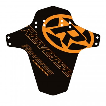 Reverse Mudfender Reverse Logo Schutzblech schwarz/Fox orange 