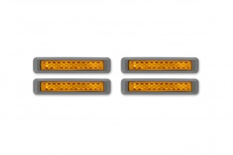 Acid Pedalreflektor Set Classic orange 