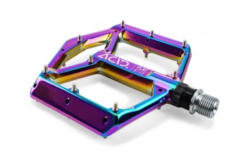Acid Flat A1-CB Fahrrad Pedale oil slick 