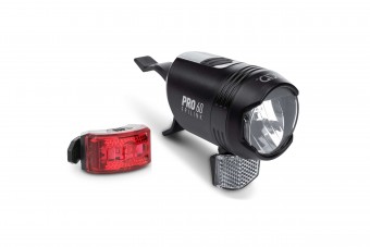 Acid Pro 60 FPILink Fahrrad Beleuchtungsset StVZO schwarz 