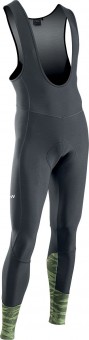 Northwave Active Colorway Winter Fahrrad Trägerhose schwarz/grün 2022 