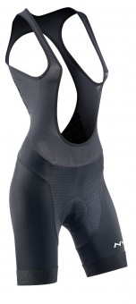 Northwave Active Damen Fahrrad Trägerhose kurz schwarz 2024 