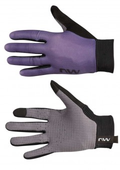 Northwave Air Damen Fahrrad Handschuhe lang lila/schwarz 2025 
