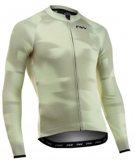 Northwave Blade Fahrrad Trikot lang grün 2026 