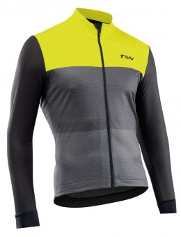 Northwave Blade Light Fahrrad Winterjacke schwarz/gelb 2024 