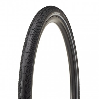 Bontrager H2 Hard-Case Lite 700Cx40 Reflective Trekking City Fahrrad Reifen schwarz 