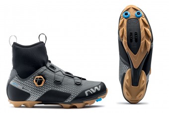 Northwave Celsius XC Arctic GTX Winter MTB Fahrrad Schuhe grau/schwarz reflective 2022 