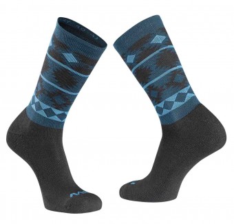 Northwave Core Winter Fahrrad Socken blau/schwarz 2024 