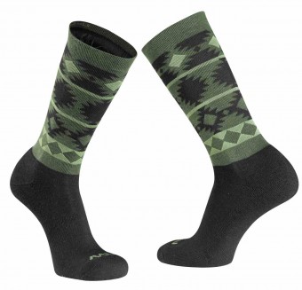 Northwave Core Winter Fahrrad Socken grün/schwarz 2024 