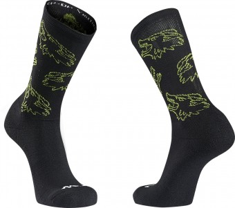 Northwave Core Winter Fahrrad Socken schwarz/grün 2022 S (37-39)