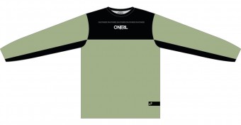 ONeal Element Hybrid FR MTB Fahrradtrikot langarm schwarz/mint 2026 