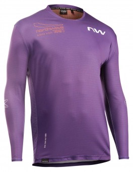 Northwave Edge 2 Fahrrad Trikot lang lila 2025 