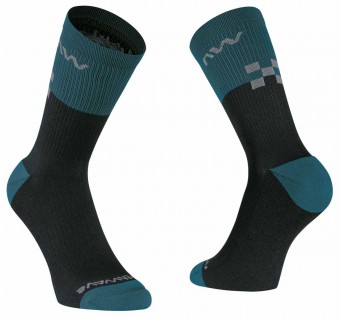 Northwave Edge Fahrrad Socken schwarz/blau 2023 