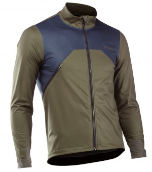 Northwave Extreme 2 Fahrrad Winterjacke grün/blau 2023 