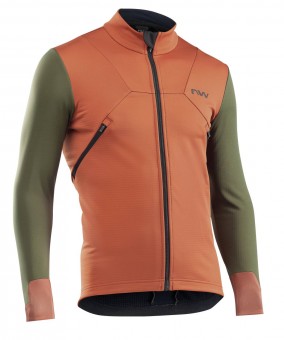Northwave Extreme 2 Fahrrad Winterjacke orange/grün 2024 