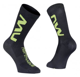 Northwave Extreme Air Fahrrad Socken schwarz/gelb 2023 