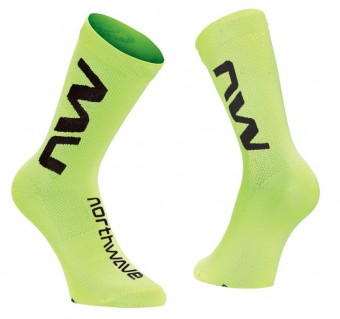 Northwave Extreme Air Fahrrad Socken gelb/schwarz 2024 