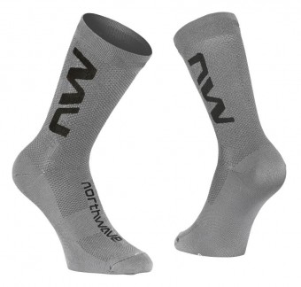 Northwave Extreme Air Fahrrad Socken grau/schwarz 2023 