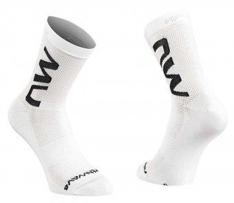 Northwave Extreme Air Mid Fahrrad Socken weiß/schwarz 2026 