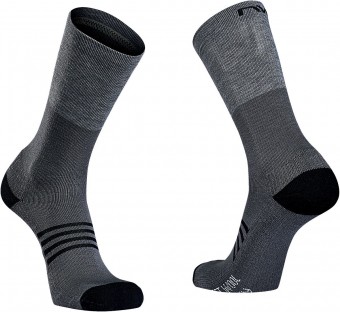 Northwave Extreme Pro High Winter Fahrrad Socken grau/schwarz 2027 