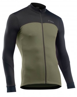 Northwave Force 2 Fahrrad Trikot lang grün/schwarz 2027 