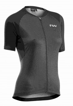 Northwave Force Evo Damen Fahrrad Trikot kurz schwarz 2024 