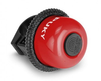 Puky G 20 Drehring-Glocke / Klingel für Laufräder und Scooter rot 