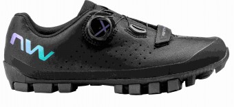 Northwave Hammer Plus Damen MTB Fahrrad Schuhe schwarz/iridescent 2026 