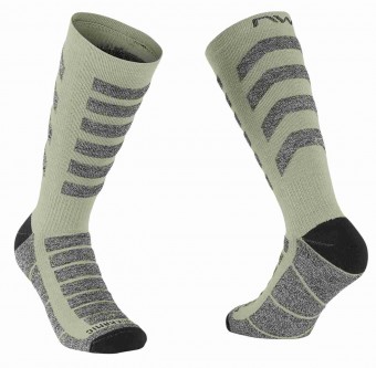Northwave Husky Ceramic High Winter Fahrrad Socken grün 2026 