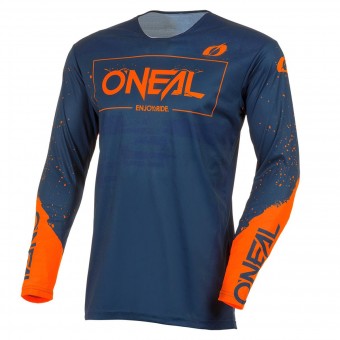 O'Neal Mayhem Paint Motocross Jersey langarm blau/orange 2027 
