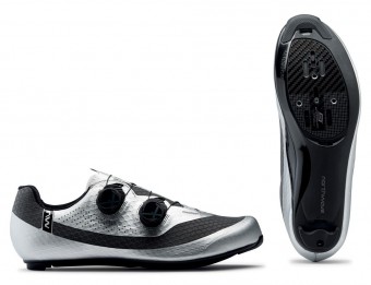 Northwave Mistral Plus Rennrad Fahrrad Schuhe silberfarben 2022 