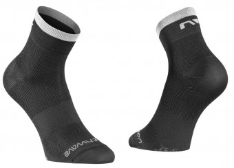 Northwave Origin Fahrrad Socken schwarz/weiß 2026 M (40-43)