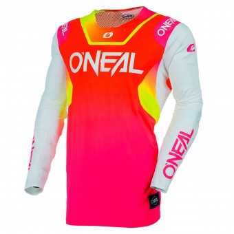 O'Neal Prodigy Five Six Motocross Jersey langarm weiß/neon 2027 