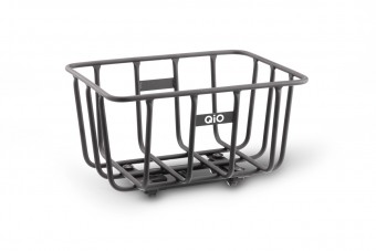 Qio Karl MIK Fahrrad Gepäckträger Korb vorne / hinten schwarz 