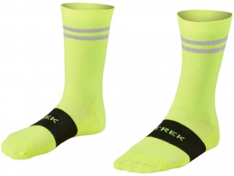 Trek Race Reflective Crew Fahrrad Socken gelb 2025 