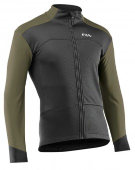 Northwave Reload Fahrrad Regen/Winterjacke schwarz/grün 2027 