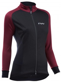 Northwave Reload Damen Fahrrad Regen/Winterjacke schwarz/rot 2026 