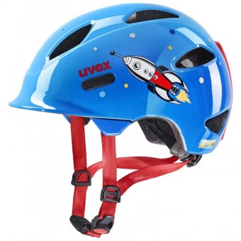 Uvex Oyo Style Rocket Kinder Fahrrad Helm blau 2024 