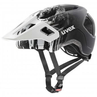 Uvex React Jr. Kinder Fahrrad Helm Gr. 52-56cm matt schwarz/weiß 2027 