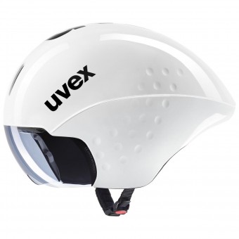 Uvex Race 8 Triathlon Zeitfahrhelm weiß/schwarz 2026 