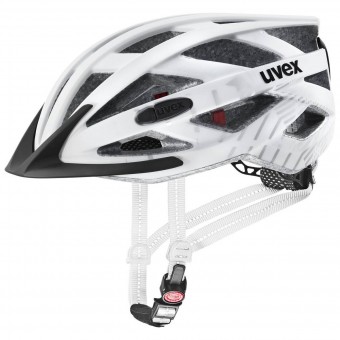 Uvex City I-vo Fahrrad Helm matt weiß/schwarz 2025 