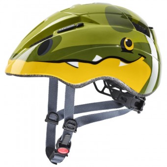 Uvex Kid 2 Dino Kinder Fahrrad Helm Gr. 46-52cm grün/gelb 2026 