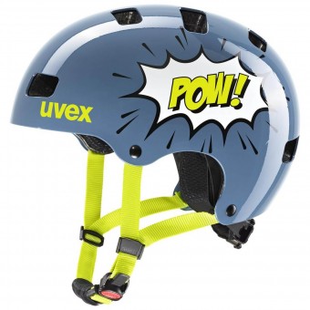 Uvex Kid 3 Kinder BMX Dirt Fahrrad Helm stone blau 2025 