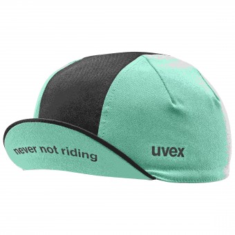 uvex Cycling Cap Fahrrad Unterhelmmütze türkis/schwarz 2025 
