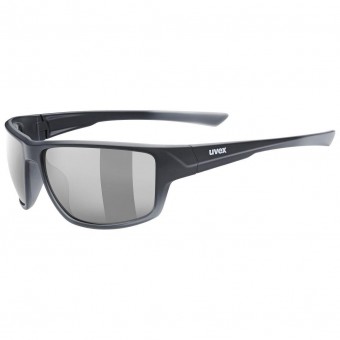 Uvex Sportstyle 230 Sport / Freizeit Brille schwarz/litemirror silberfarben 