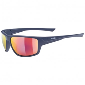 Uvex Sportstyle 230 Sport / Freizeit Brille blau/mirror rot 
