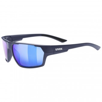 Uvex Sportstyle 233 P Sport / Freizeit Brille matt blau/mirror blau 